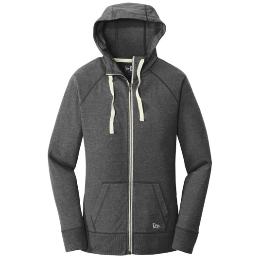 CAPLP107. Ladies Sueded Cotton Blend Full-Zip Hoodie