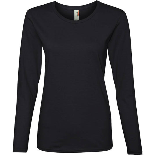 GC232. Women's Anvil Lightweight Ringspun Long Sleeve Tee