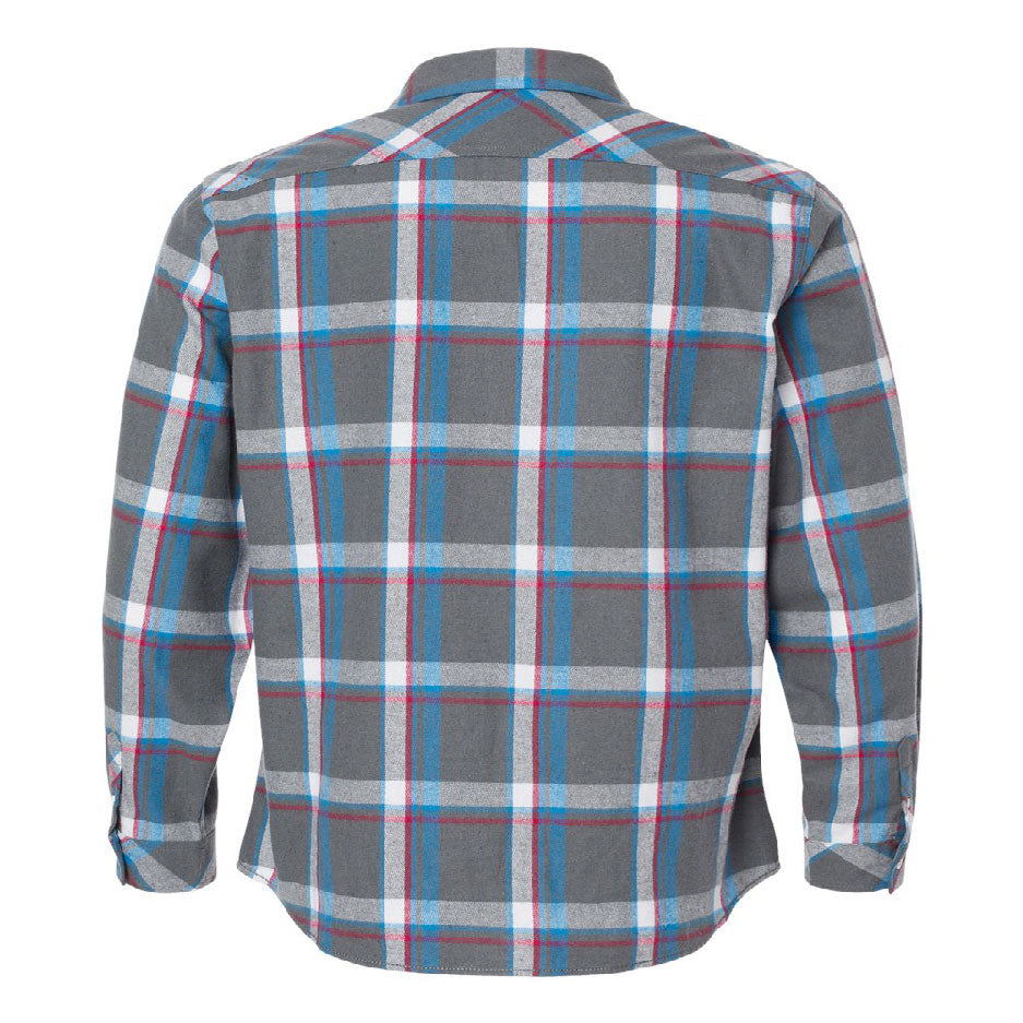 WYS224. Burnside Open Pocket Flannel Shirt