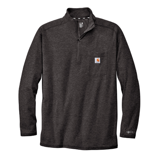 HI216. Carhartt Force 1/4-Zip Long Sleeve T-Shirt