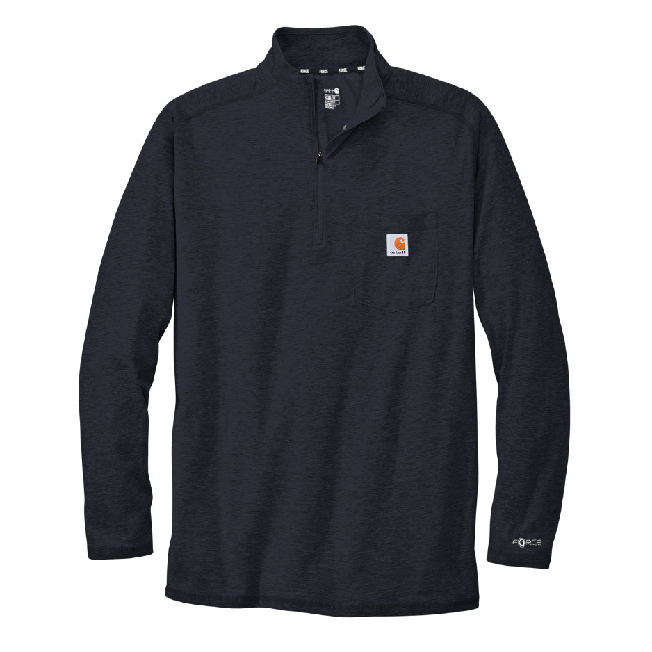HI216. Carhartt Force 1/4-Zip Long Sleeve T-Shirt