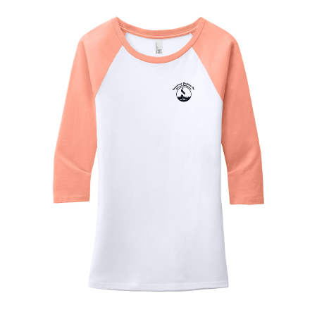 IBI117. District ® Women’s Perfect Tri ® 3/4-Sleeve Raglan