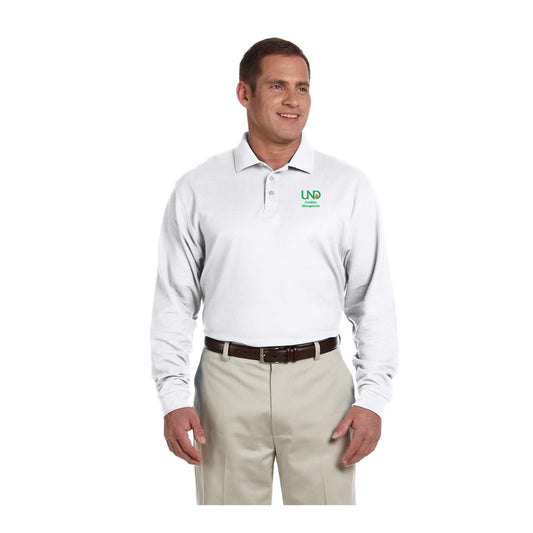 UNDFMS. Devon & Jones Pima Piqué Long Sleeve Polo