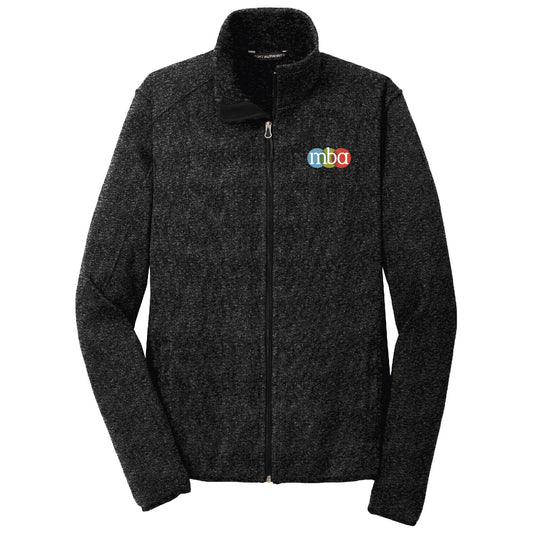 MBA100. Port Authority® Sweater Fleece Jacket