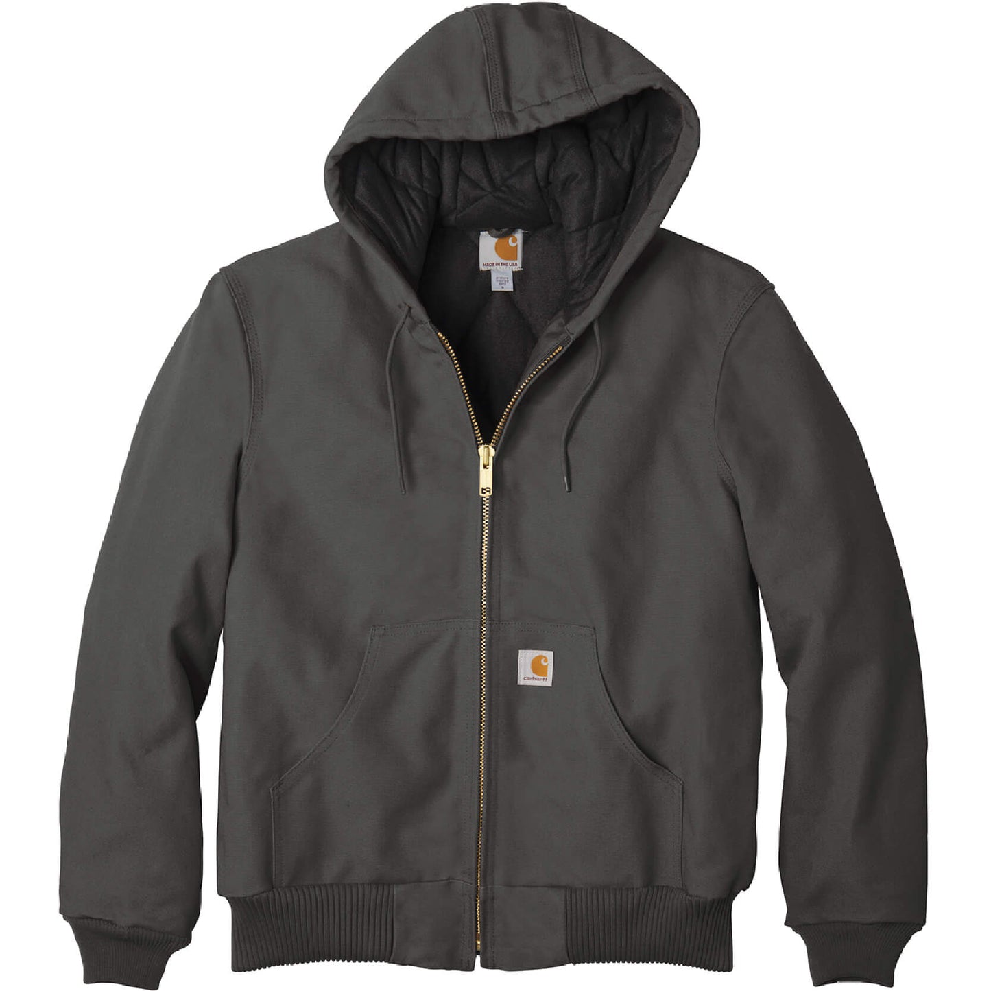 RDOT241. Carhartt® Quilted-Flannel-Lined Duck Active Jacket