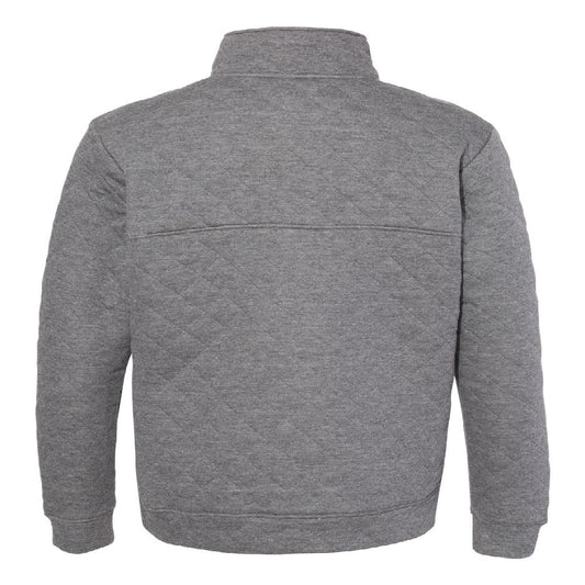 MAW218. Quilted Snap Pullover J America Quilted Snap Pullover