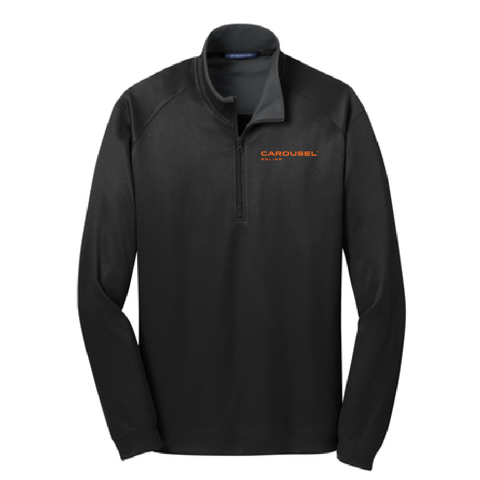 CO204. Port Authority® Vertical Texture 1/4-Zip Pullover