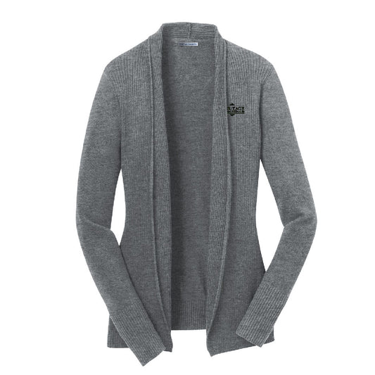 HI102. Port Authority Ladies Open Front Cardigan Sweater