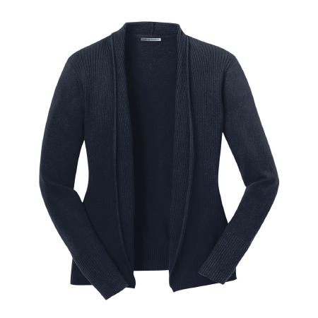 HI102. Port Authority Ladies Open Front Cardigan Sweater