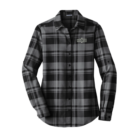 HI110. Port Authority Ladies Plaid Flannel Tunic