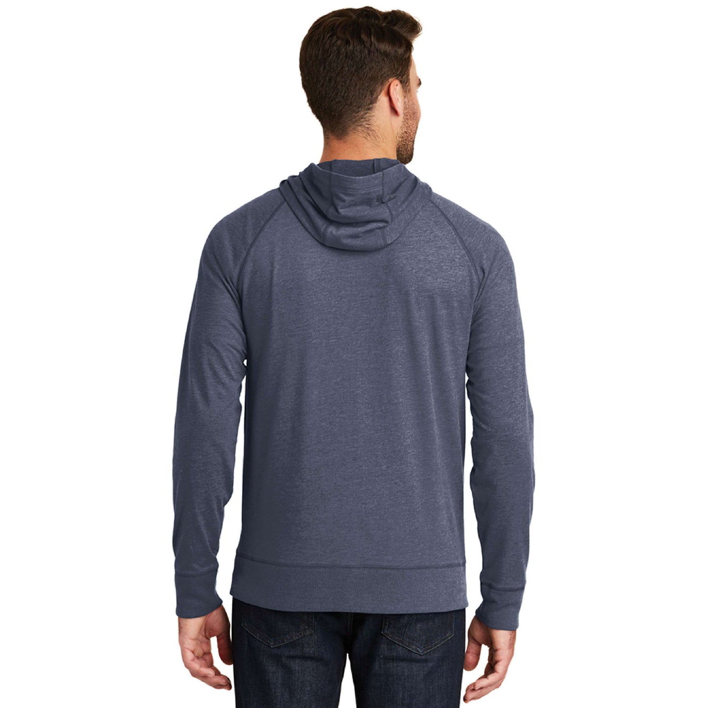 CAPLP204. Men's Sueded Cotton Blend Full-Zip Hoodie