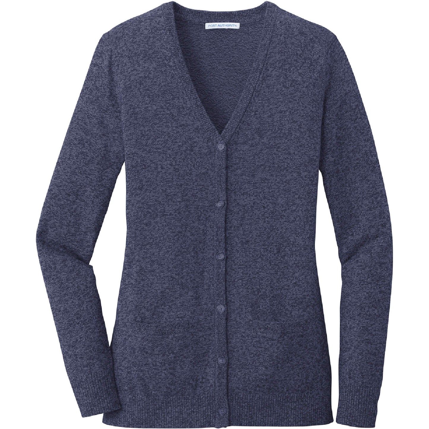 FLAG100. Women's Port Authority® Marled Cardigan Sweater