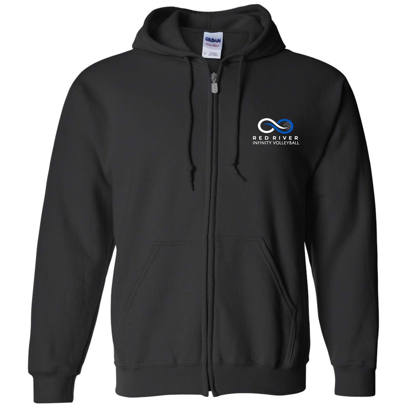 RRIV217. Gildan Heavy Blend™ Full-Zip Hooded Sweatshirt