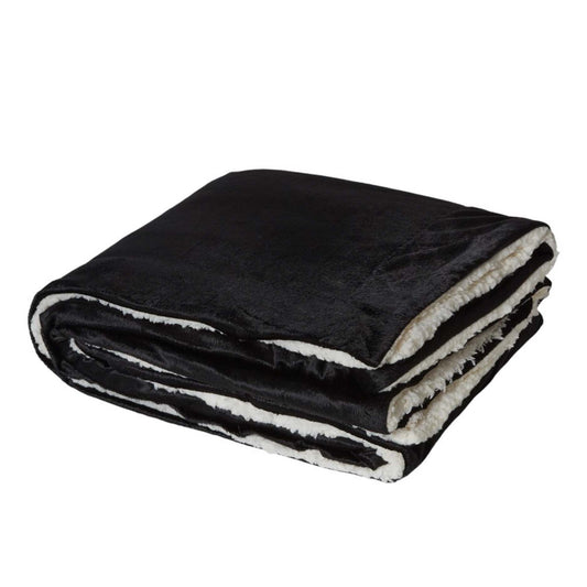 RRIV508. Alpine Fleece Micro Mink Sherpa Blanket