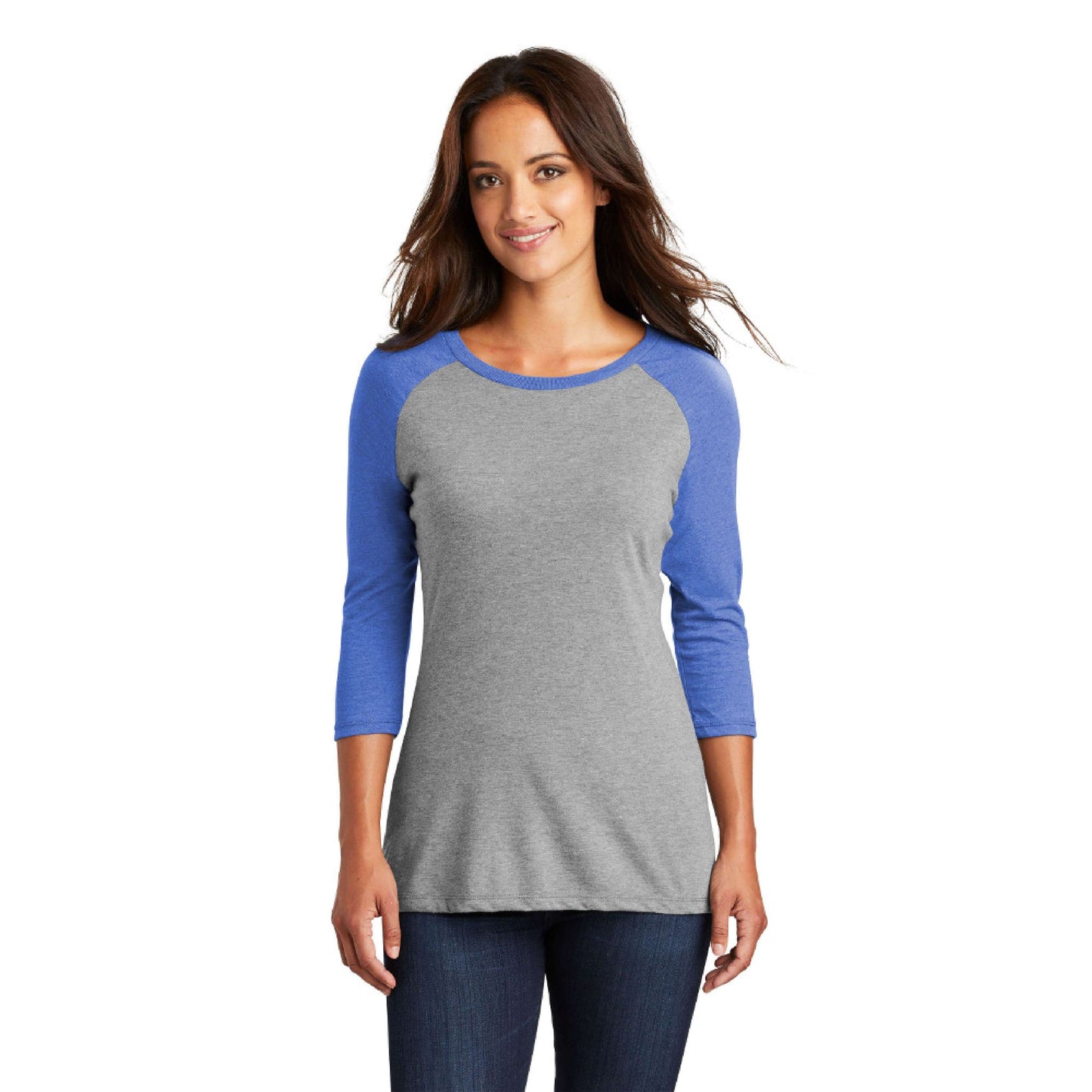 CAPLP109. Ladies' Perfect Tri ® 3/4-Sleeve Raglan