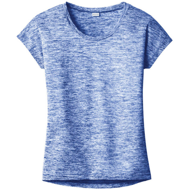 FLAG105. Sport-Tek® PosiCharge® Electric Heather Sporty Tee