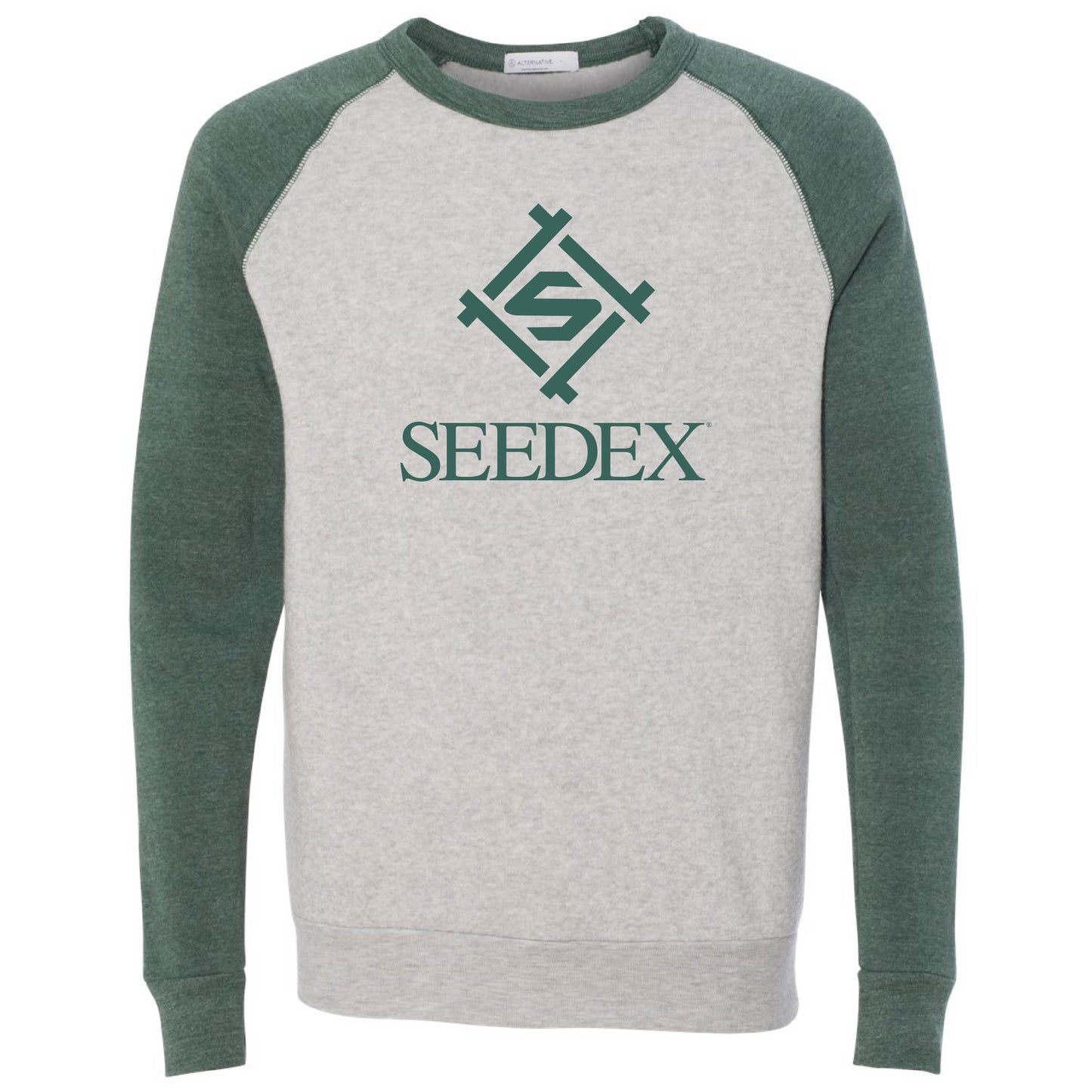 SDX219. Unisex Eco-Fleece Colorblock Crewneck Sweatshirt