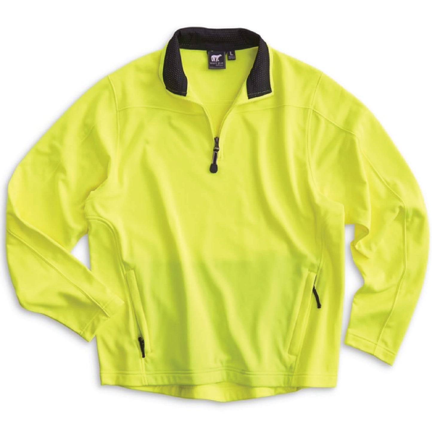 RDOT238. White Bear 1/4-Zip Performance Pullover
