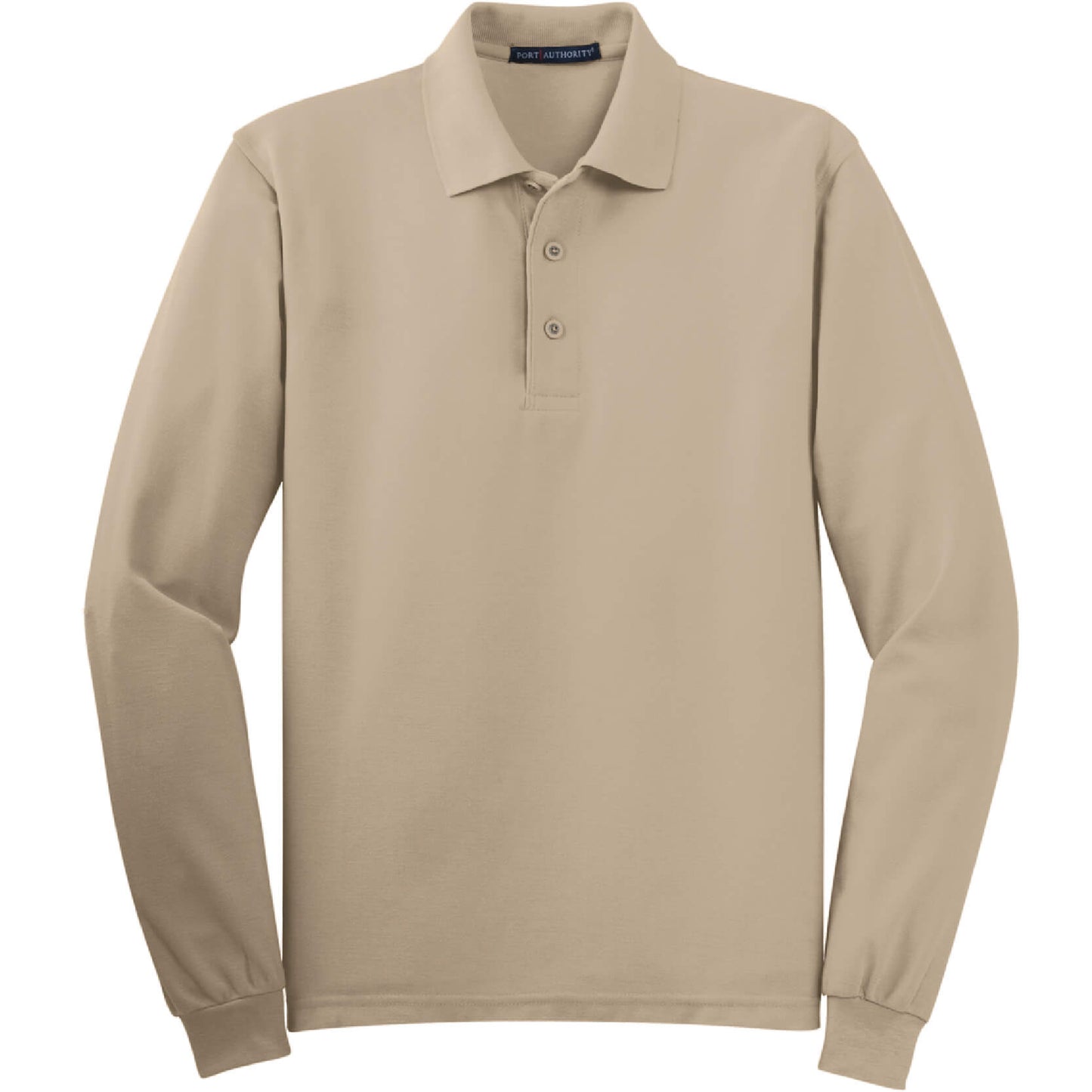 GC131. Men's Port Authority® Silk Touch™ Long Sleeve Polo