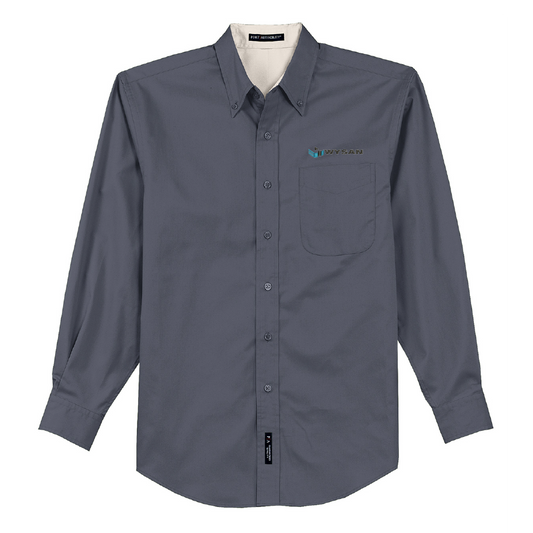WYS228. Tall Port Authority Long Sleeve Easy Care Shirt