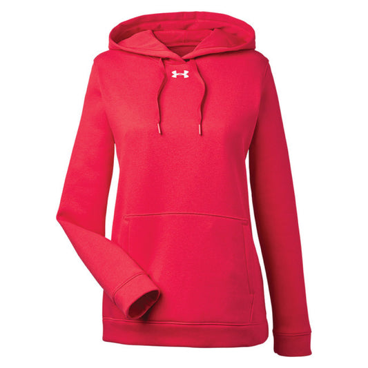 TSM221. Under Armour Ladies Hustle Pullover Hooded Sweatshirt