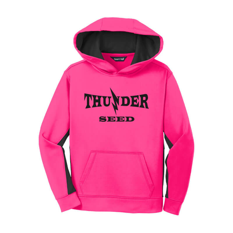 TSUS303. Youth Fleece Colorblock Hoodie