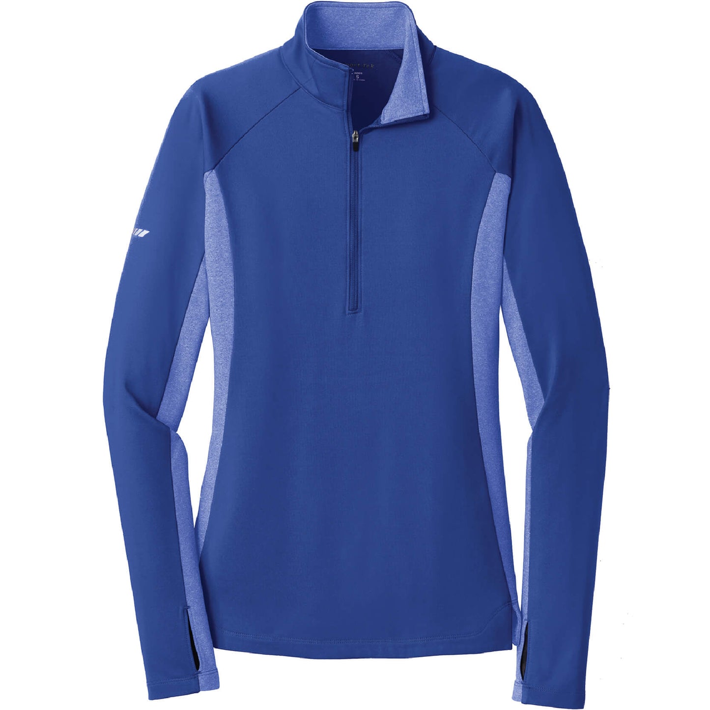 GC227. Women's Sport-Tek® Sport-Wick® Stretch Contrast 1/2-Zip Pullover