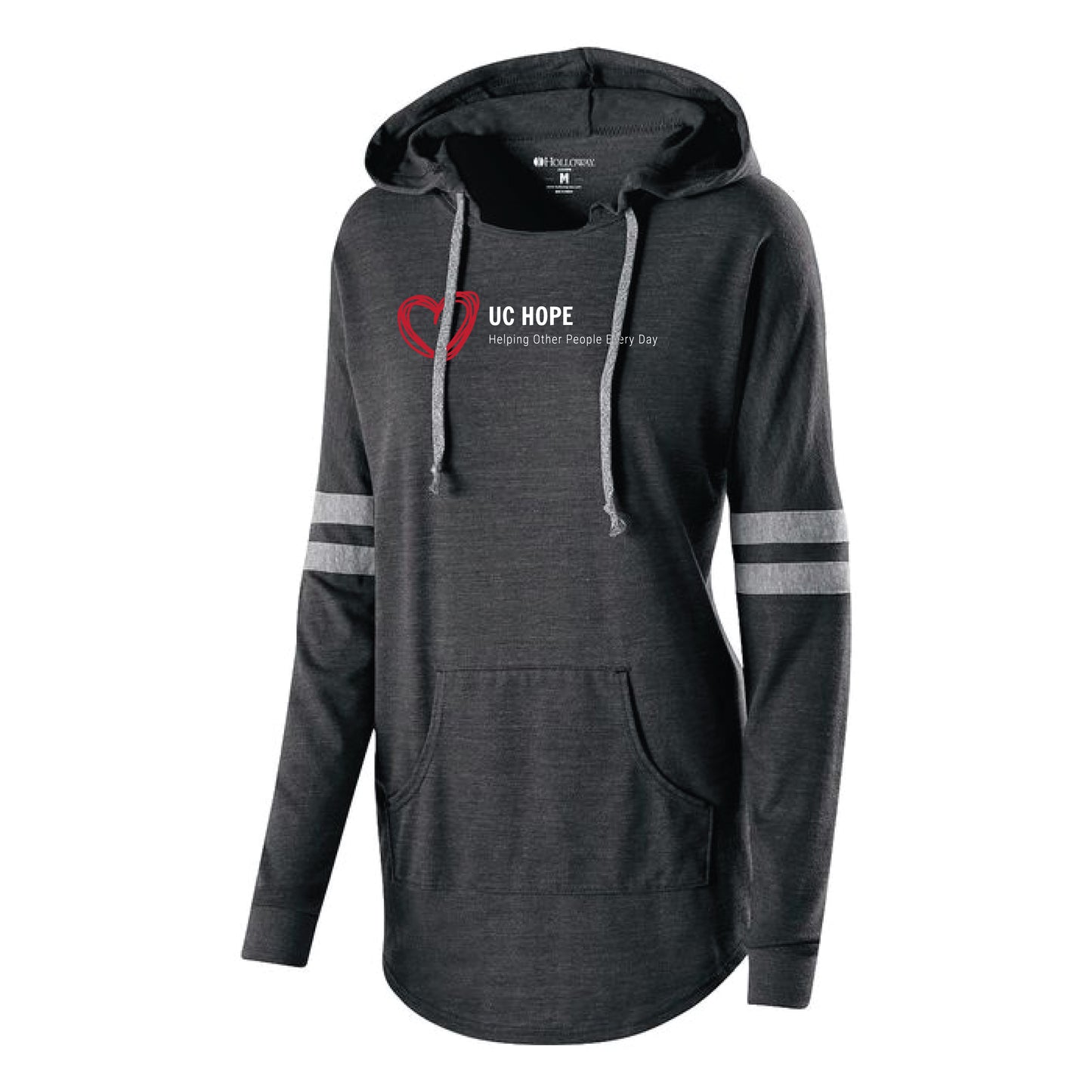 UCH200. Ladies Low Key Hooded Pullover