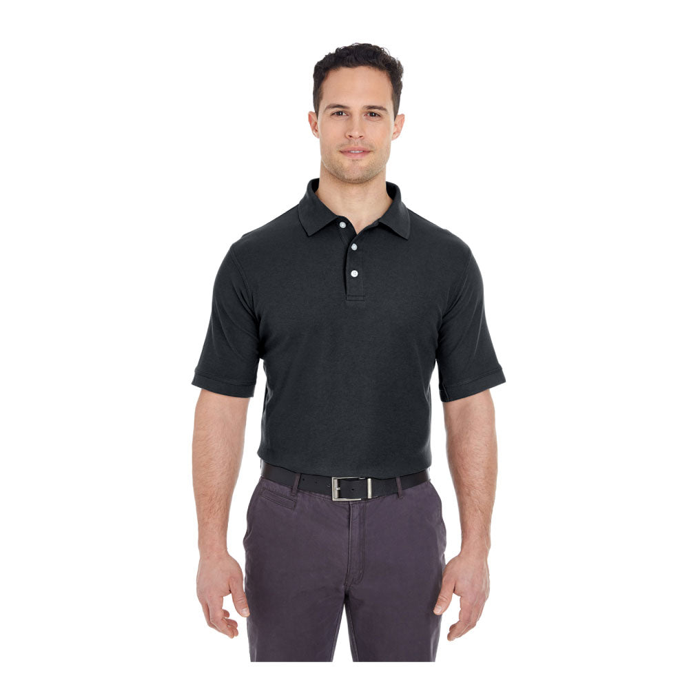 UNDFMS. UltraClub Platinum Honeycomb Piqué Polo