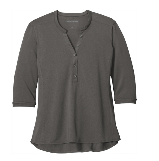 EAPC120. Port Authority ® Ladies UV Choice Pique Henley