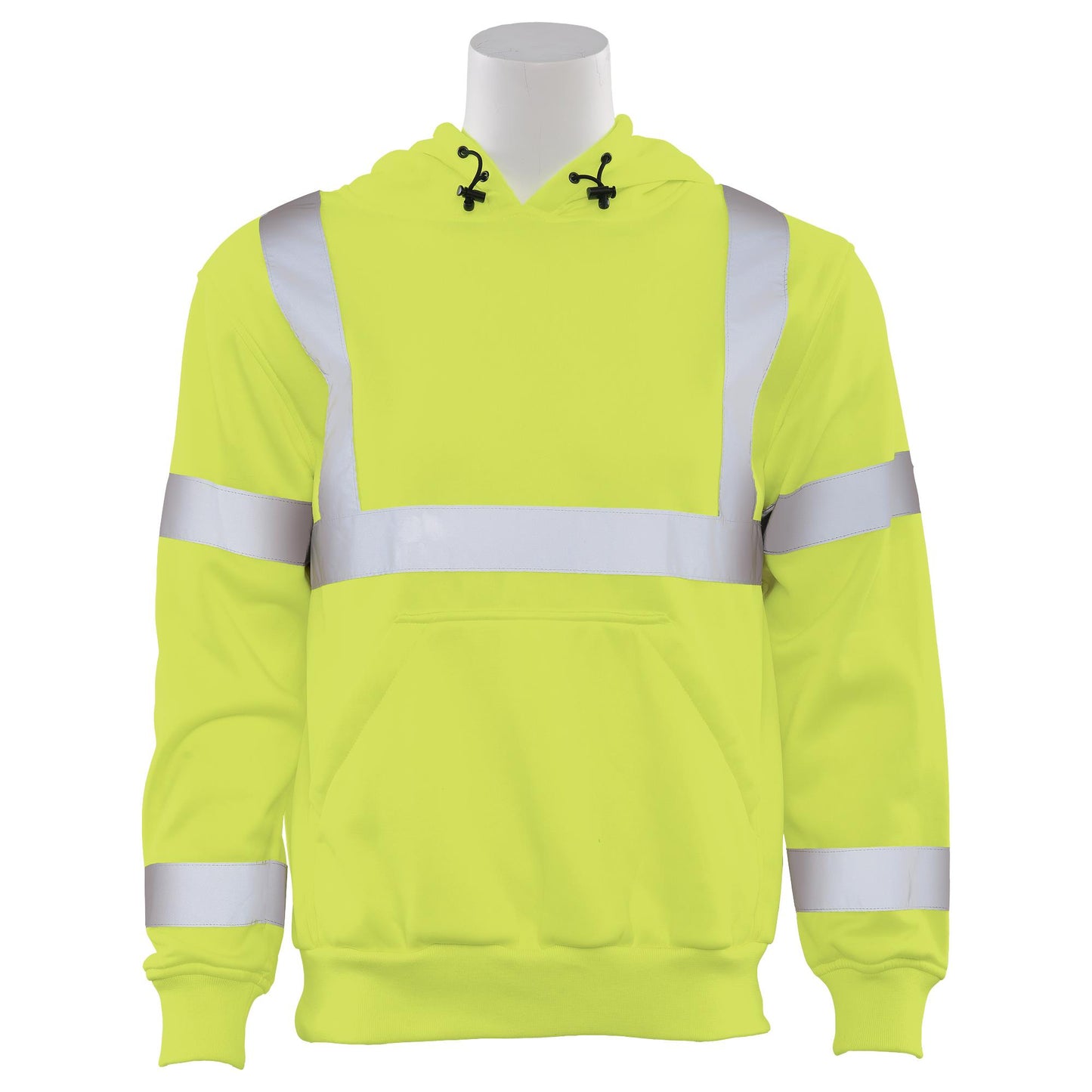 SBI105. Hi Vis Hooded Pullover Sweatshirt