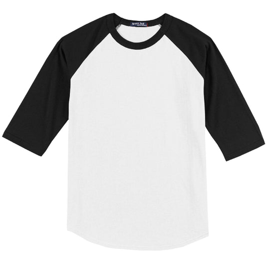 KM400. Youth Raglan Baseball Tee