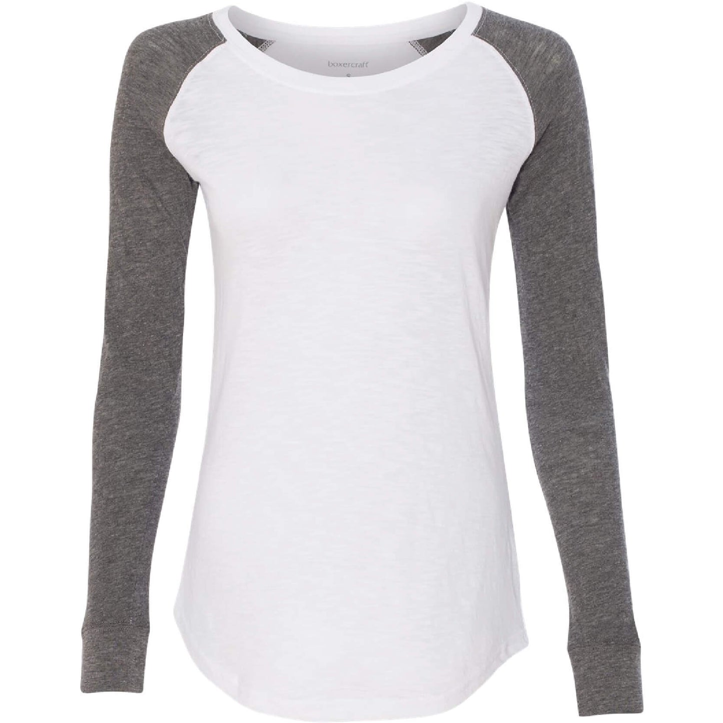 GC233. Women's Boxercraft Preppy Patch Slub T-Shirt