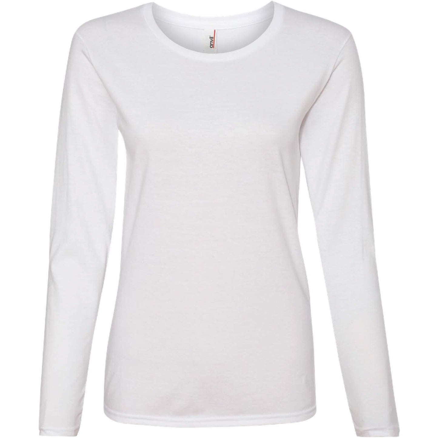 GC232. Women's Anvil Lightweight Ringspun Long Sleeve Tee