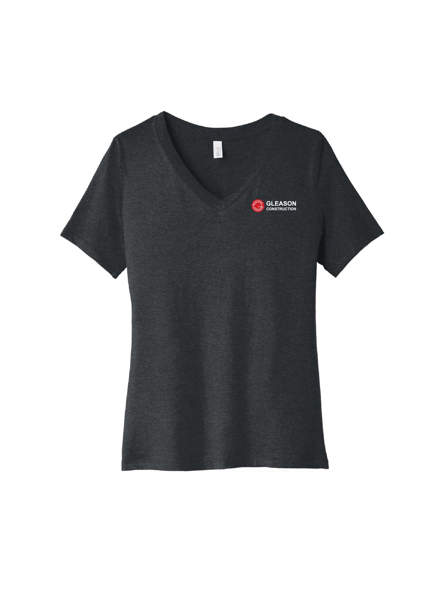 GLCO214. BELLA+CANVAS® Women’s Relaxed Heather CVC V-Neck Tee
