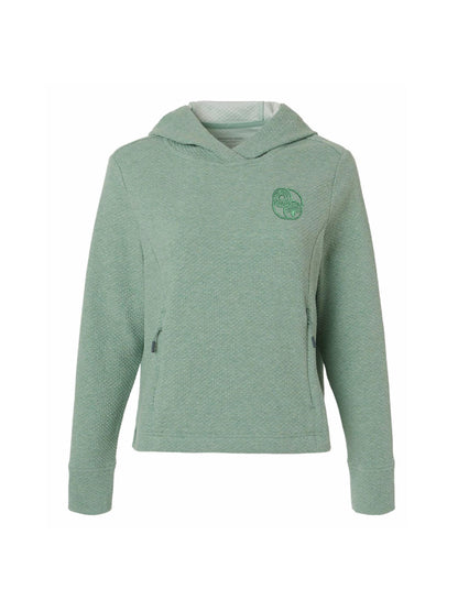 ACS104. North End Ladies Textured Hooded Pullover