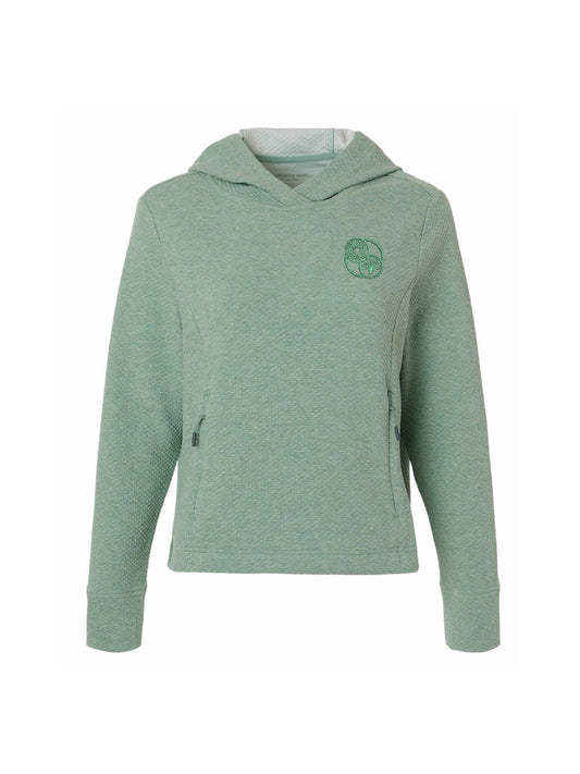 ACS104. North End Ladies Textured Hooded Pullover