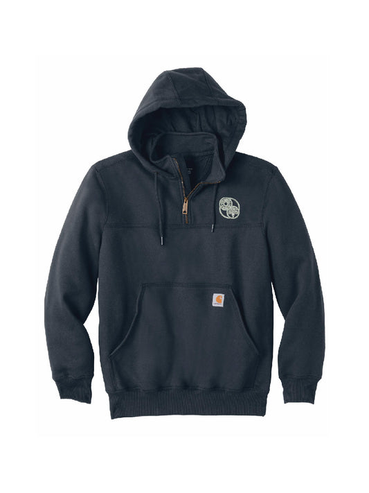 ACS215. Carhartt Paxton Heavyweight Hooded Zip Mock Sweatshirt