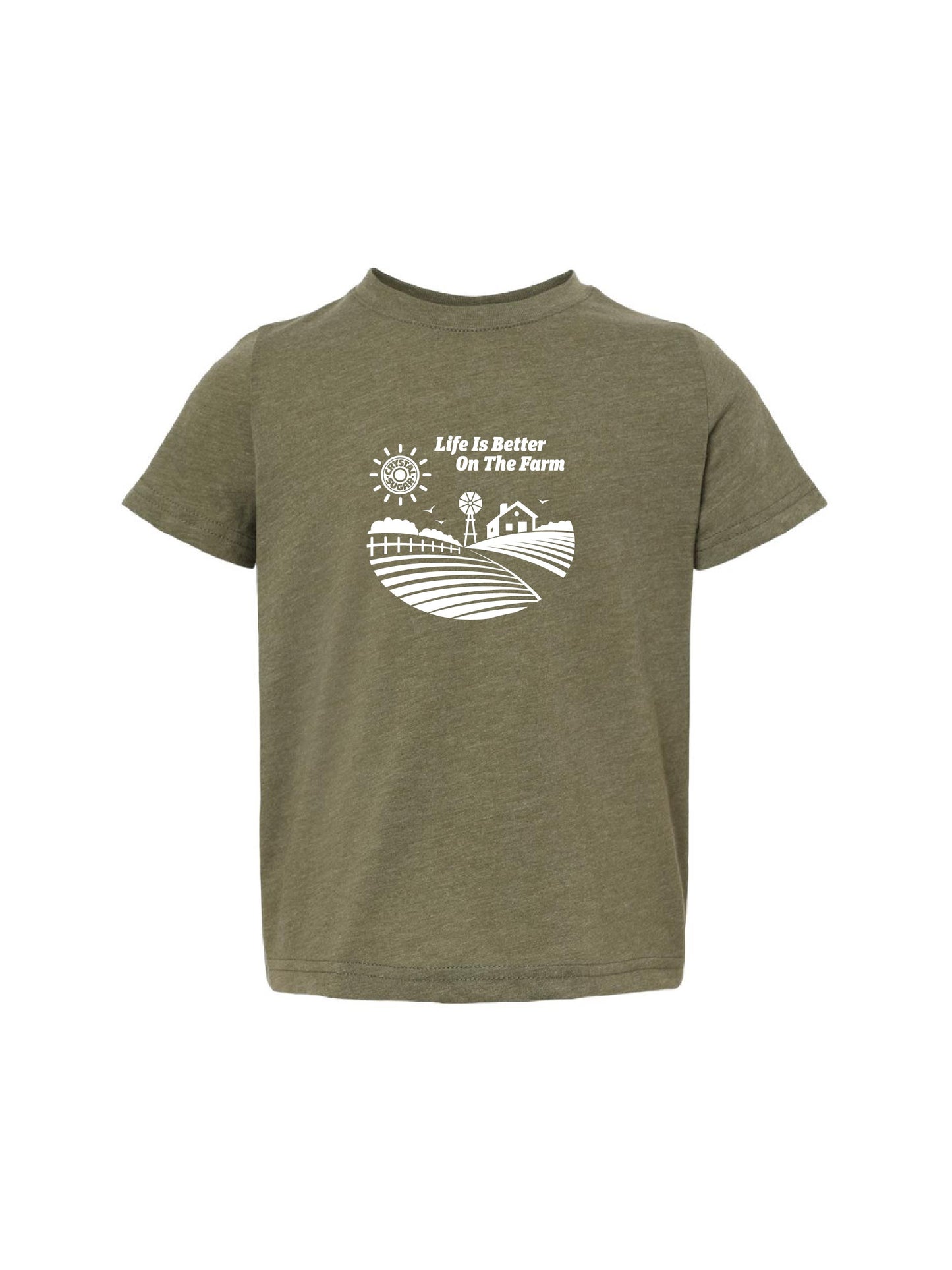 ACS431. Rabbit Skins Toddler T-shirt | Life is Better on the Farm