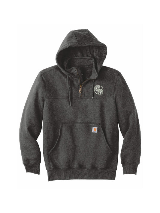 ACS215. Carhartt Paxton Heavyweight Hooded Zip Mock Sweatshirt