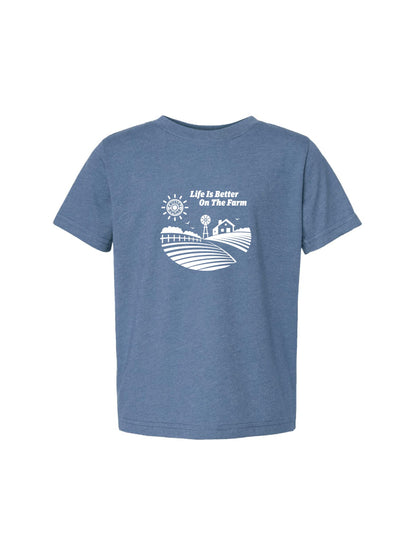 ACS431. Rabbit Skins Toddler T-shirt | Life is Better on the Farm