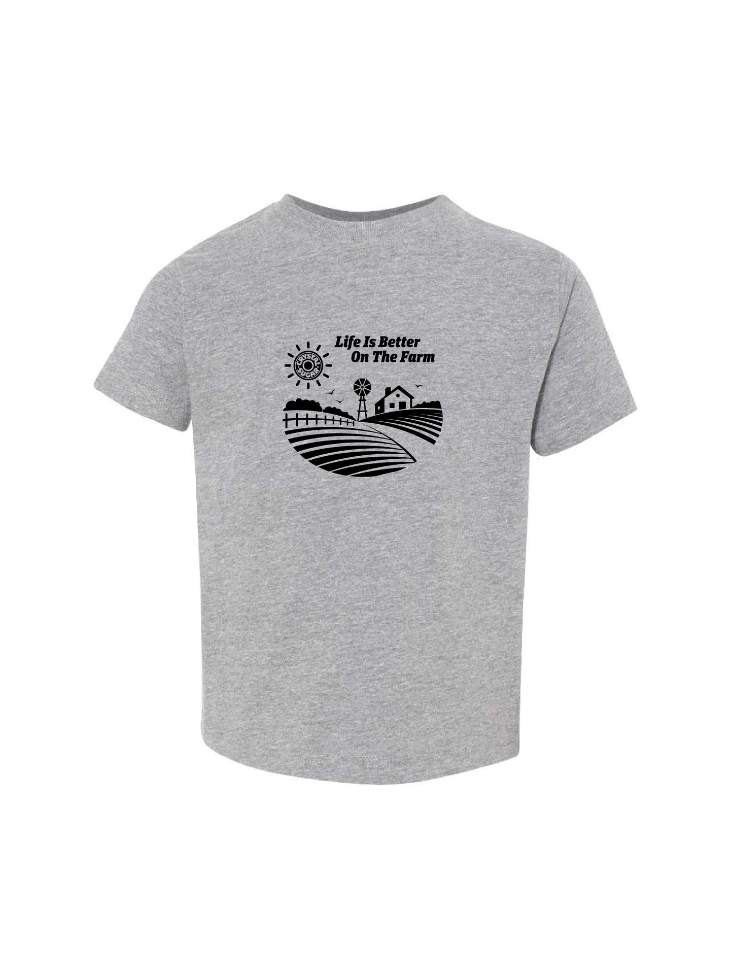 ACS431. Rabbit Skins Toddler T-shirt | Life is Better on the Farm