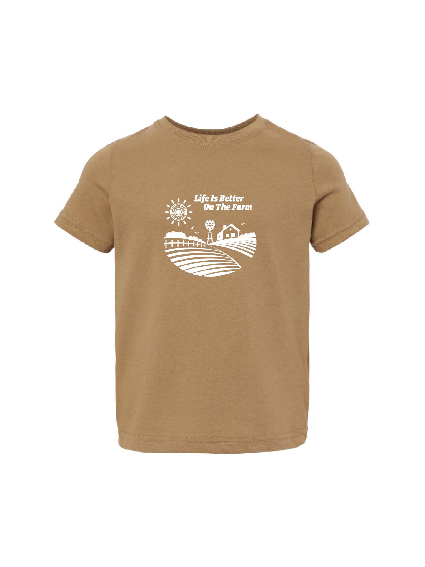 ACS431. Rabbit Skins Toddler T-shirt | Life is Better on the Farm