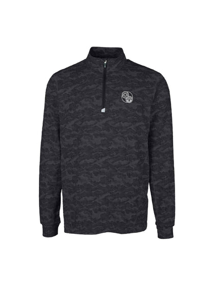 ACS205. Cutter & Buck Traverse Camo Print Stretch 1/4-Zip Men's Pullover