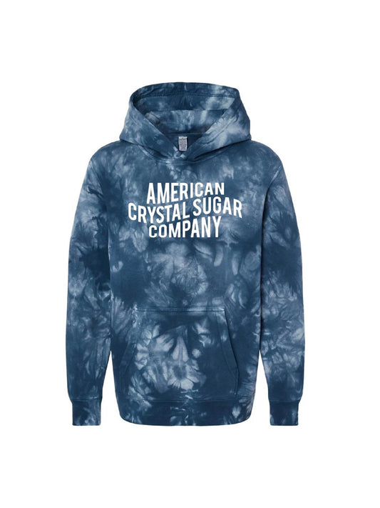 ACS406. Youth Tie-Dye Hooded Sweatshirt