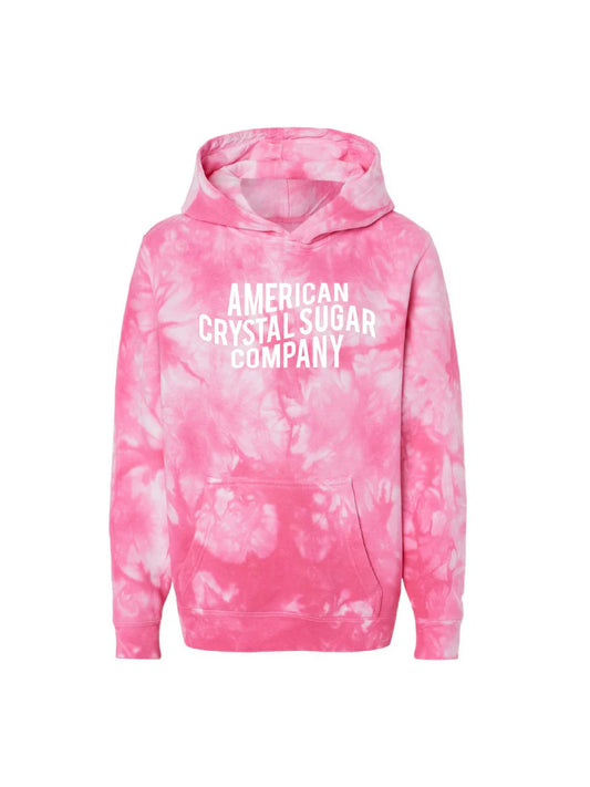 ACS406. Youth Tie-Dye Hooded Sweatshirt
