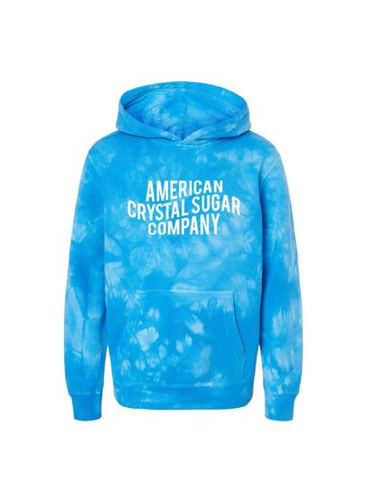 ACS406. Youth Tie-Dye Hooded Sweatshirt