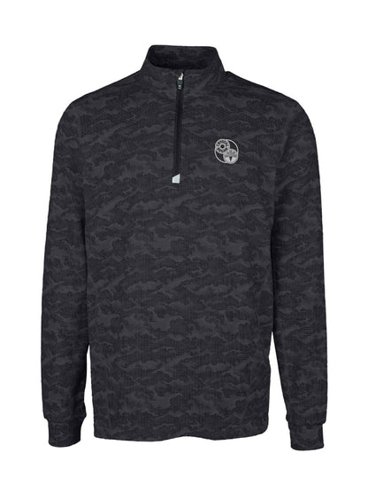 ACS205. Cutter & Buck Traverse Camo Print Stretch 1/4-Zip Men's Pullover