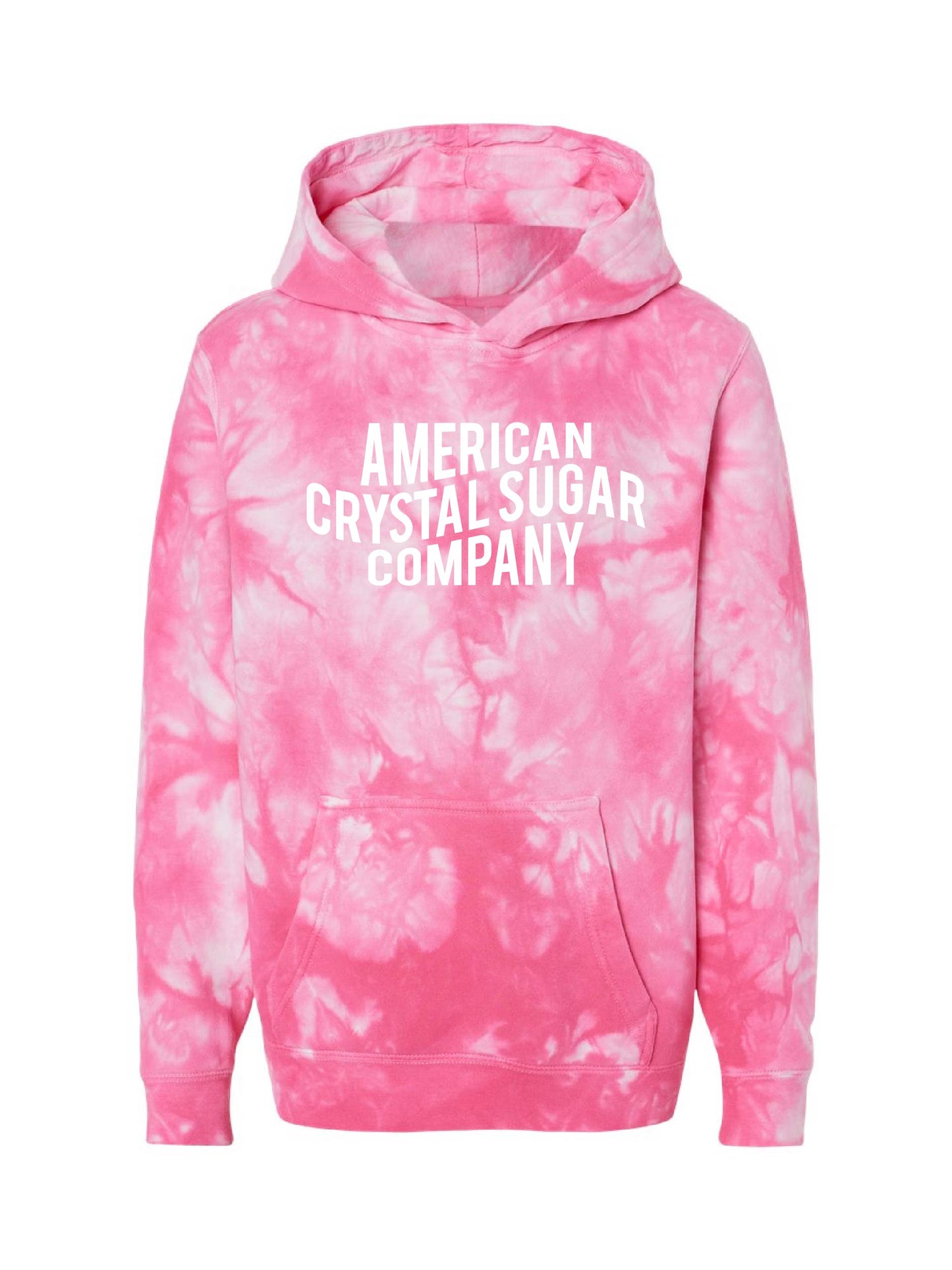 ACS406. Youth Tie-Dye Hooded Sweatshirt