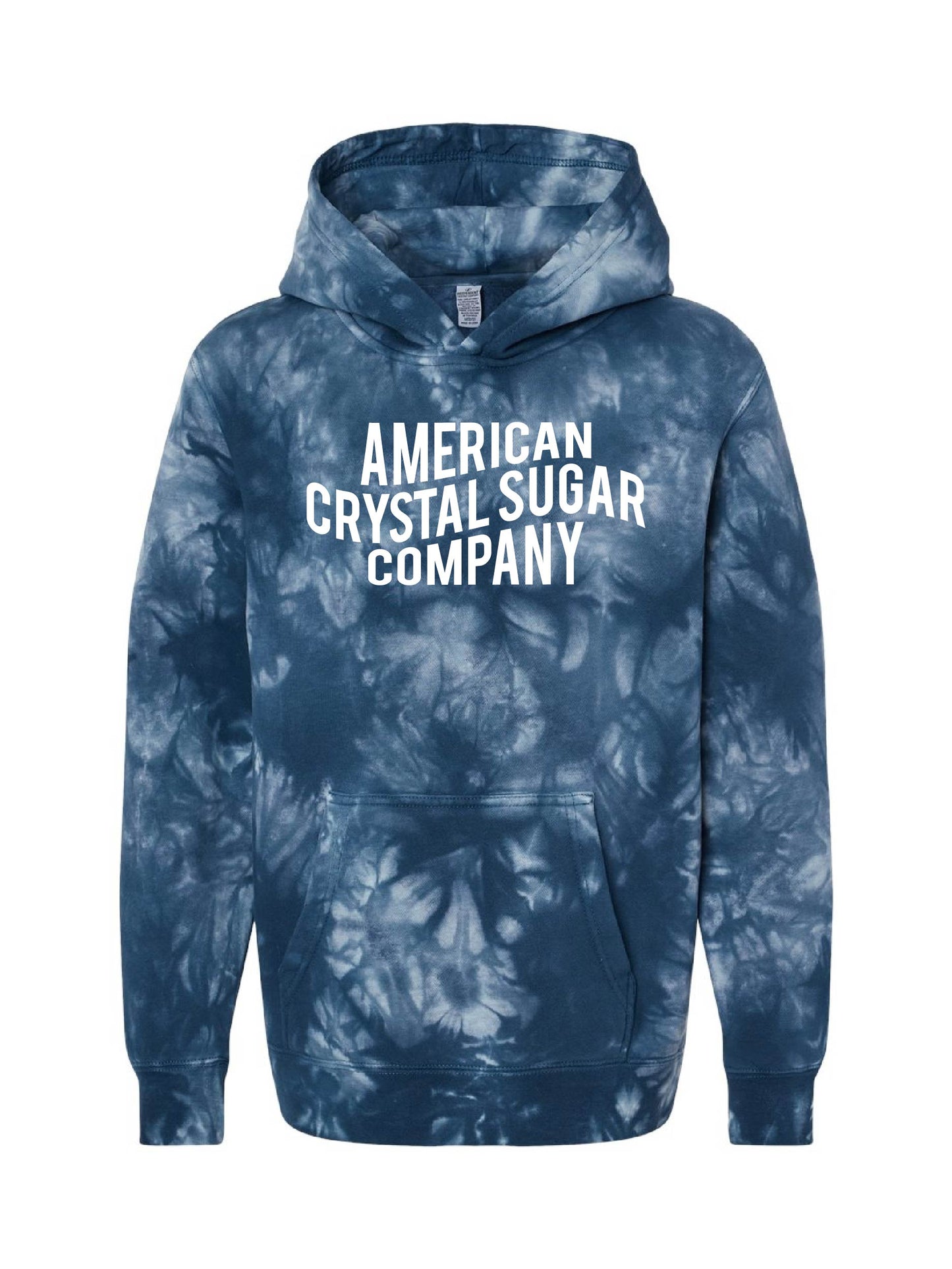 ACS406. Youth Tie-Dye Hooded Sweatshirt